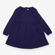 Navy Polka Dot Dress