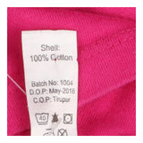 Outfit LS dress pink hedgehog stripe shorts