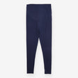 Maternity Leggings Navy Organic Cotton Roll-Top Wa