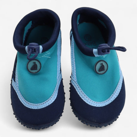 Beach Shoes Teal and Navy
