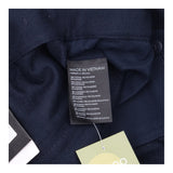 Club Monaco Navy Blue Textured Tailored Trousers
