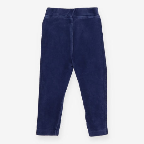 Navy Velour Leggings