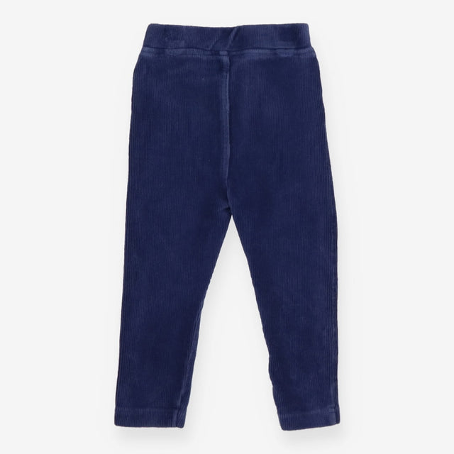 Navy Velour Leggings