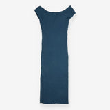 Seraphine Navy Blue Ribbed Knit Crossover Maternit