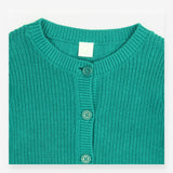 Knit Cardigan Green Forest with Front Pockets