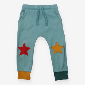 Light blue star joggers