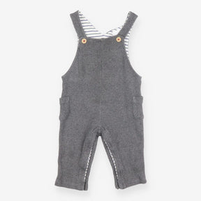 Knit cord dungarees grey