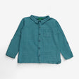 Shirt Teal with Diamond Stitch