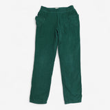 Green Pull on Cords heart pocket