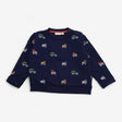 Sweatshirt navy small vehicles