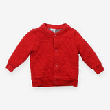 Jacket Padded red with Buttons