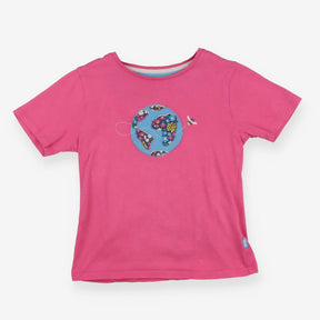 Tee SS pink Planet bee