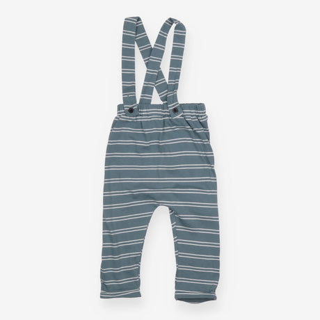 Leggings with Braces Teal Striped