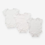 Bodysuits Short Sleeve 3-pack white