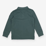 Polo T-Shirt Long Sleeve Forest Green