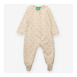 Sleepsuit cream pink flower