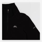 Black half zip fleece