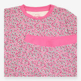 Pyjamas pink floral jersey