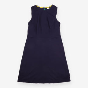 Boden Navy Blue Sleeveless Shift Dress Pocket