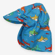 Blue Sharks Sun Hat + Neck Protection