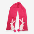 Hot Pink Bunny Scarf
