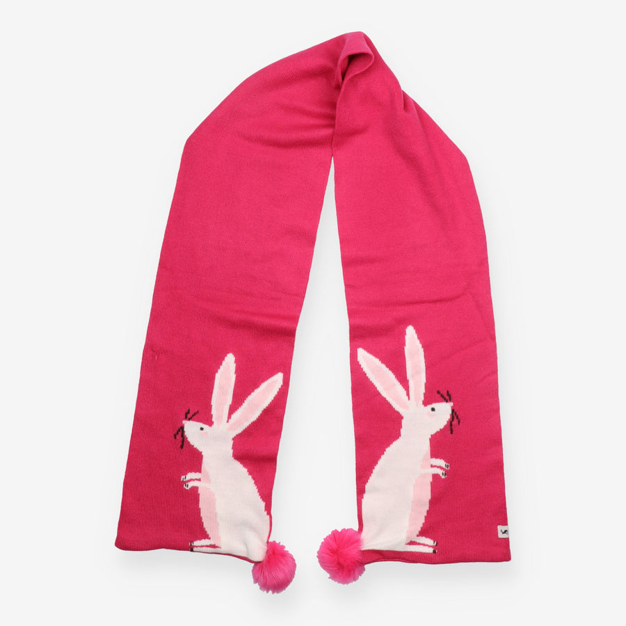 Hot Pink Bunny Scarf