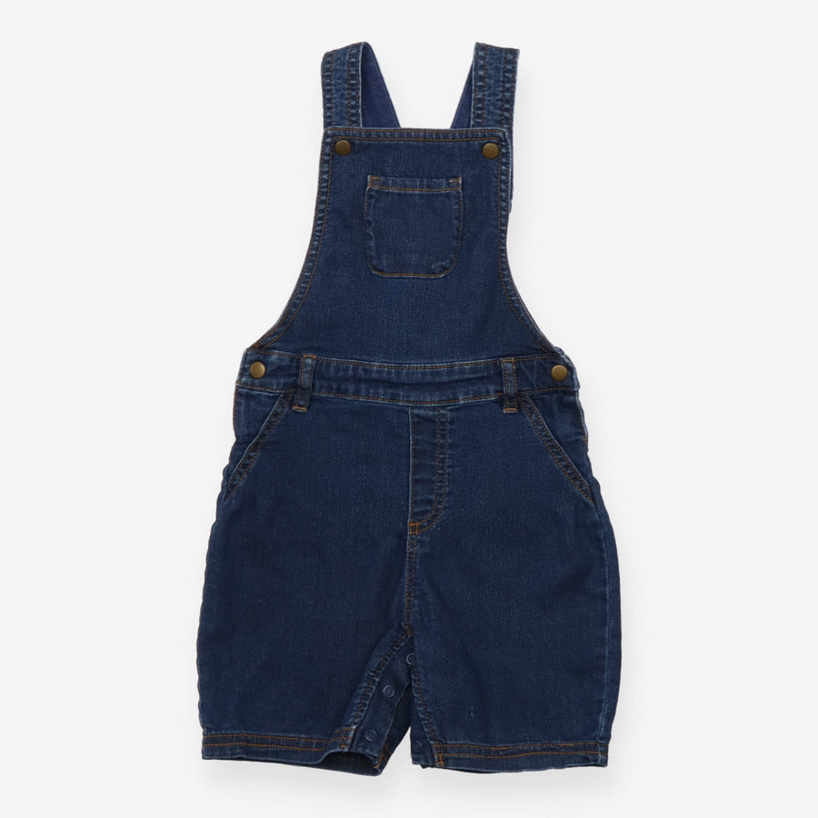 Dungarees Shortie Dark Denim 