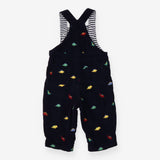 Navy Corduroy Dinosaur Dungarees