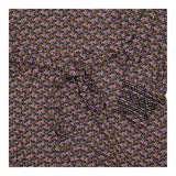 Printed Dress Navy Multi Long Sleeve Gathered Wais