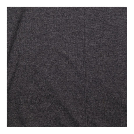 Jumper Charcoal Grey Wool Cashmere Blend Crew Neck