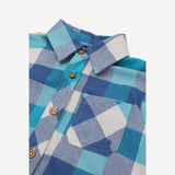 Shirt Long Sleeve Blue Check