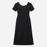 Dress Vintage St Michael Embellished Neck Short Sl