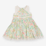 Floral Patter Dress Lace Detail