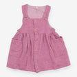Pinafore jersey pink marl