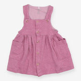 Pinafore jersey pink marl