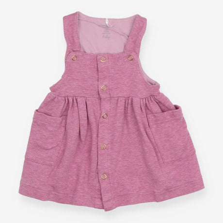 Pinafore jersey pink marl