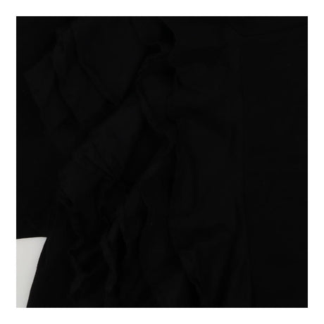 Cotton Frill T-shirt - Black