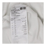 Uniqlo White Henley Long Sleeve Top – Smooth Cotto