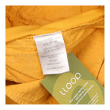 Cotton Stretch Chino Trousers Ochre Mustard Yellow