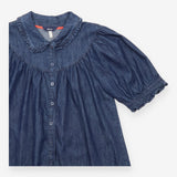 Denim Shirt Peter Pan Collar