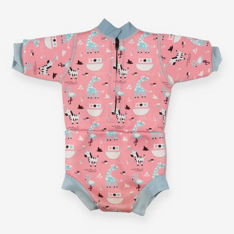 Baby Wetsuit Pink and Blue Zebra Print