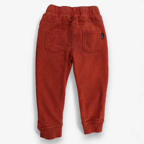 Joggers Burnt Orange Blue Drawstring