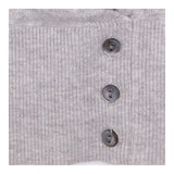 Cardigan Grey Marl Wrap Front Long Sleeve Knit