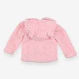 Pink Teddy Bear Fleece Coat