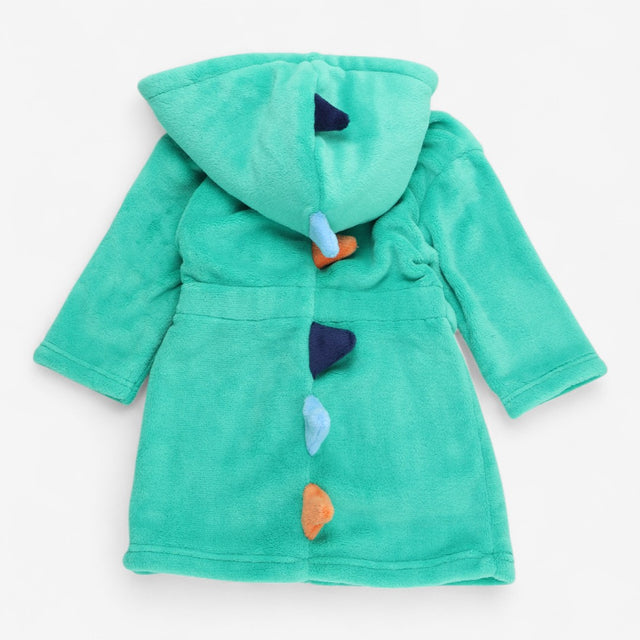 Dressing gown green dino multi spikes