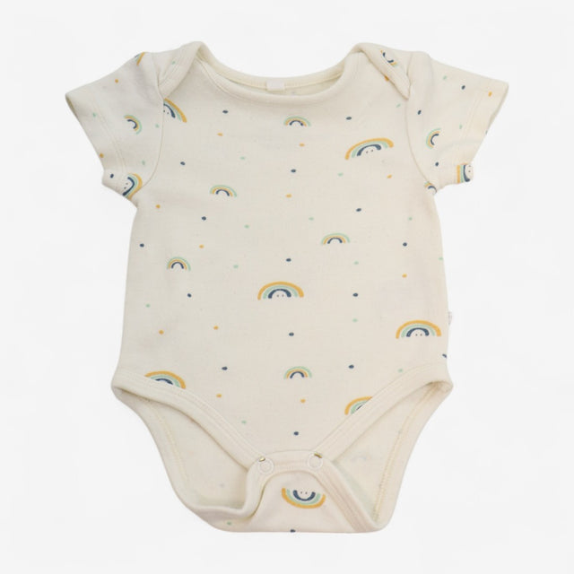 Bodysuit Cream with Rainbows