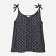 Tie Shoulder Cami Top Navy