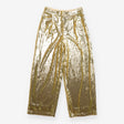 Trousers Gold Sequin Wide Leg Party