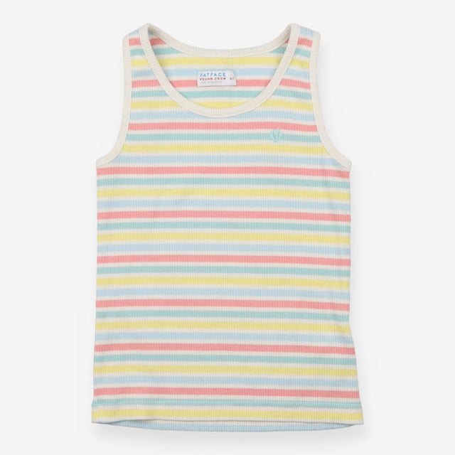 Striped Ribbed Vest