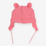 Trapper Hat Pink Fleece Lined